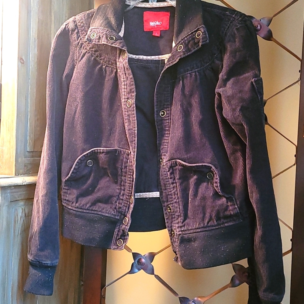 Corduroy button down jacket